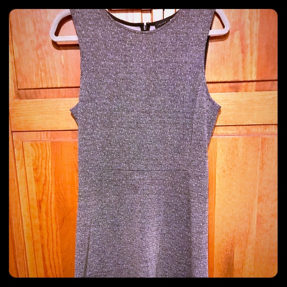 THEORY DRESS GRAY WITH SMALL DOTS VERY CUTE - Picture 1 of 3